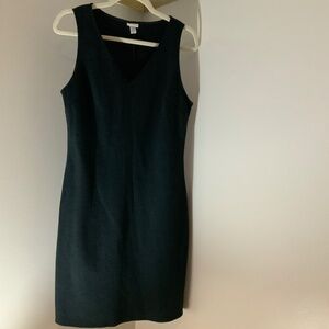 A New Day V Neck Sleeveless Black Sheath Dress Sz M Women’s